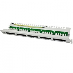 Patch Panel 25xTP, CAT3, ISDN, 19