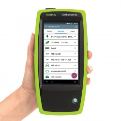 NetAlly LinkRunner G2, Smart Network Tester Extended Test Kit, LR-G2-KIT